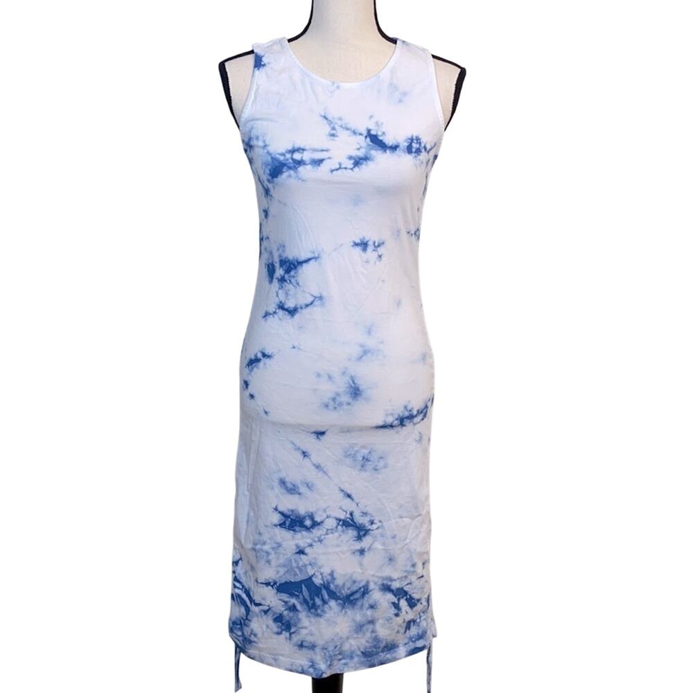 NWT Vero Moda Tie Dye Bodycon String Dress Small